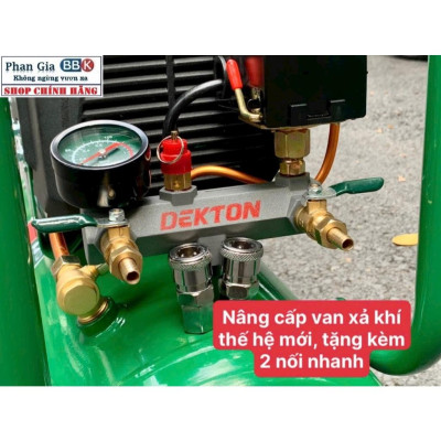 Máy Nén Khí Dekton DK-AC30DR 3.5HP/2500W/ Có Dầu / Bình 30L - Lưu Lượng 170L/Phút- Lên hơi nhanh.