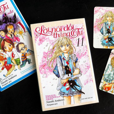 Boxset Lời Nói Dối Tháng Tư - Tặng Kèm 2 Card Nhựa Hình Nhân Vật (Bộ 12 Tập)