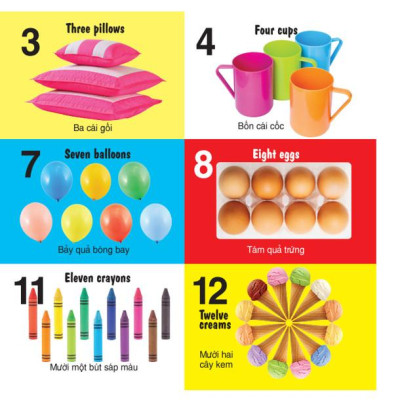 100 Từ Đầu Tiên - Số Đếm - Song Ngữ (VT)
