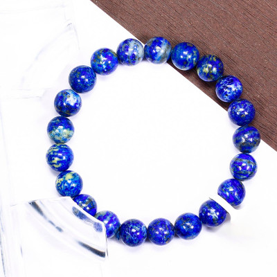 Vòng tay đá Lapis Lazuli size hạt 8mm mệnh thủy, mộc - Ngọc Quý Gemstones