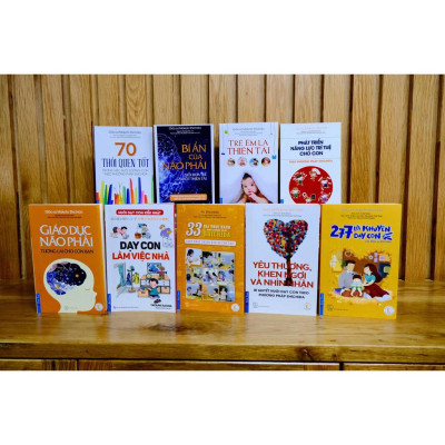 Combo 33 Bài thực hành theo phương pháp Shichida + Bí ẩn của não phải + Giáo dục não phải - FirstNews