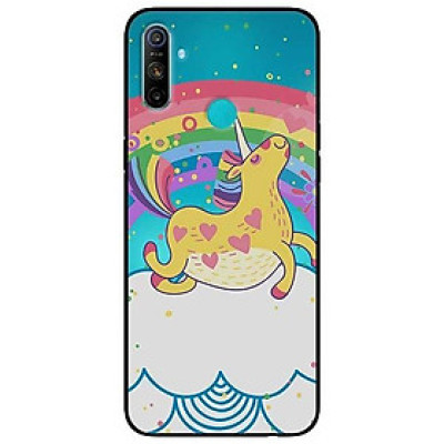 Ốp lưng dành cho Realme C3 / C3i - C11 - C12 - C15 mẫu Ngựa Vàng Bảy Màu