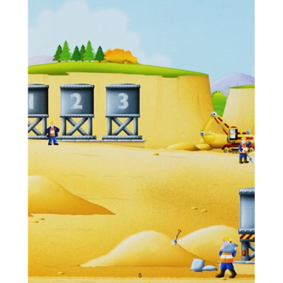 Cuốn Sách Bóc Dán Đầu Tiên Của Tớ - Xe Tải Và Máy Xúc Đào