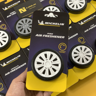 Sáp Thơm Ô Tô MICHELIN Khử Mùi Xe Hơi Cao Cấp - Michelin Organic Can Air Freshener (Hàng Chính Hãng) mùi hương vanilla