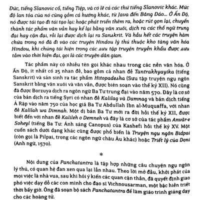 Panchatantra - Thuật Xử Thế Ấn Độ