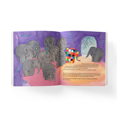 Elmer và cơn lũ (Song ngữ Anh Việt)