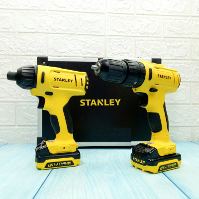 BỘ MÁY KHOAN CẦM TAY 12V - 1.5AH STANLEY SCHI121S2FK-B1- HÀNG CHÍNH HÃNG