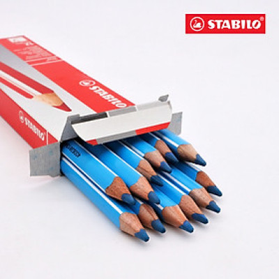 Hộp 12 cây bút chì màu STABILO Trio (CL203/12) - Đen (750)