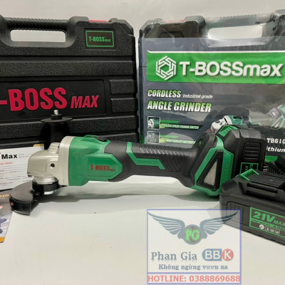 Máy Mài Pin cao cấp TBOSS 21V Không Chổi Than Siêu Khoẻ 