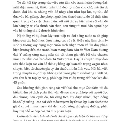 Phản Biện Như Một Chuyên Gia - Lập Luận Sắc Bén Và Tư Duy Hiệu Quả