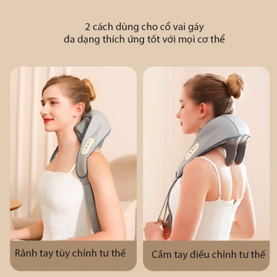 ￼Máy Massage Cổ Vai Gáy TOKOSHI Giảm Đau Mỏi Cải Thiện Sức Khỏe Cho Văn Phòng Người Cao Tuổi