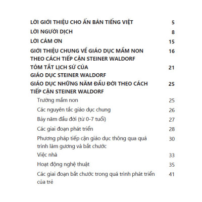 Sách Cẩm nang giáo dục mầm non theo cách tiếp cận Steiner Waldorf