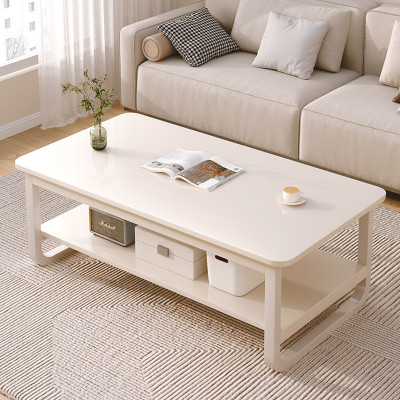 Bàn trà sofa 2 tầng chân uốn phong cách minimalism thương hiệu IGA - GM135