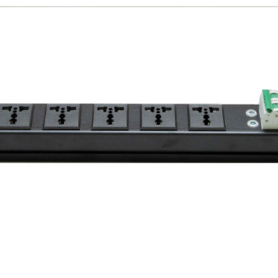 Thanh nguồn PDU 6 ổ đa năng rack 19 MCB 2P 32A:  Hàng chính hãng, Phụ kiện tủ rack , PDU có MCB , PDU rack 19", thanh nguồn chuẩn rack 19"