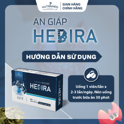  Viên uống An Giáp Hedira hỗ trợ và bảo vệ sức khoẻ tuyến giáp (Hộp 30 viên)