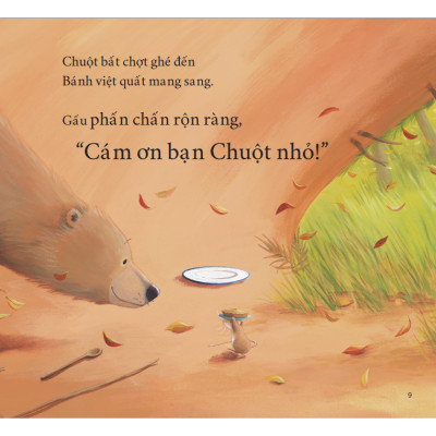 Sách Tranh Song Ngữ Gấu Nói Cảm Ơn