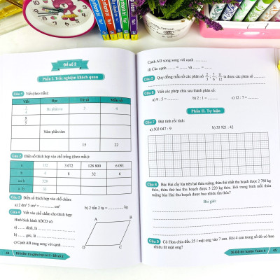 Sách - 36 Đề Ôn Luyện Toán 4 - Biên soạn theo chương trình GDPT mới - ndbooks