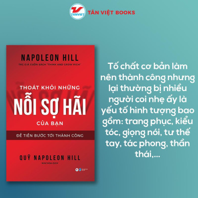 Sách - Thoát Khỏi Những Nỗi Sợ Hãi - Để Tiến Bước Tới Thành Công - Tân Việt Books