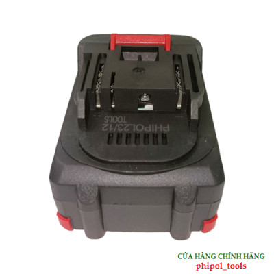Pin 10 cell dung lượng 2000mAh PHIPOL TOOLS có đèn báo hiển thị dung lượng - Hàng Chính Hãng