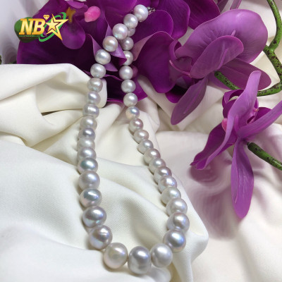 Bộ Vòng Cổ - Vòng Tay Ngọc Trai Xám Cao Cấp - BNTX008