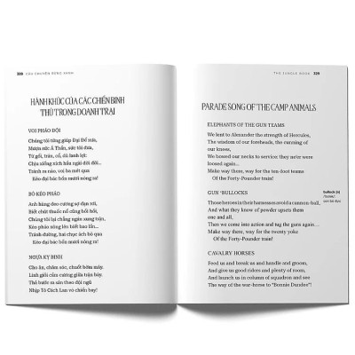 Sách - Câu Chuyện Rừng Xanh - The Jungle Book - Song Ngữ Việt-Anh