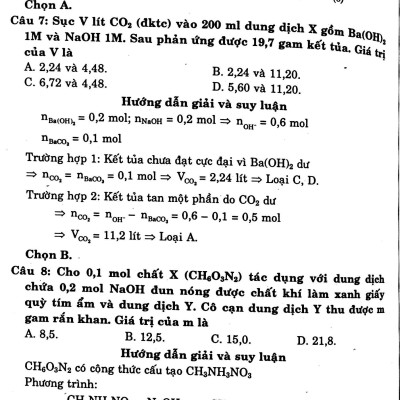 Suy Luận Và Pp Giải Nhanh Đề Thi Trắc Nghiệm Hóa Học 12