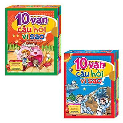 Combo 2 hộp sách: 10 Vạn Câu Hỏi Vì Sao - 10 cuốn/ Hộp