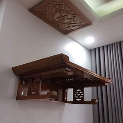 Ban thờ cheo +ań thờ gỗ tự nhiên.giá 1tr200 (Hỗ trợ phí vận chuyển khu vực Hà Nội) giá thật