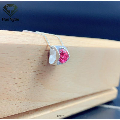 Dây chuyền bạc 925 Huệ Ngân - Trái tim trong anh PP1261