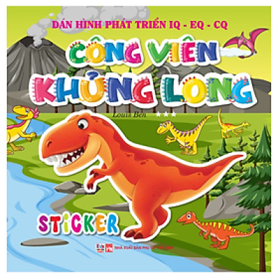 Sách - Dán Hình Sticker - Công Viên Khủng Long - Tập 3 (VT)
