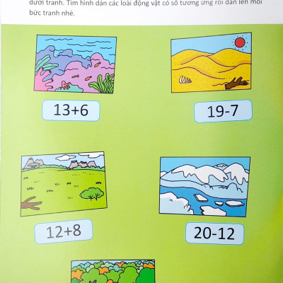 Bóc Dán Hình Thông Minh Phát Triển Khả Năng Tư Duy Toán Học IQ EQ CQ (5-6 Tuổi) - 198 Sticker (Quyển 6)