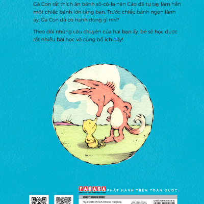 Sách Song ngữ: Tình bạn diệu kỳ - Phát triển EQ (Chick & Fox) Tập : Điều tuyệt vời từ sự sẻ chia