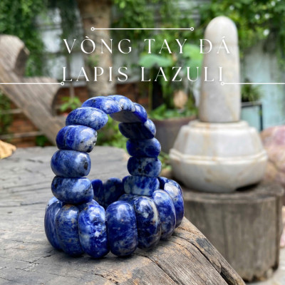 Vòng tay đá lapis lazuli 25ly tuyệt tác phong thủy cho tâm an, trí sáng