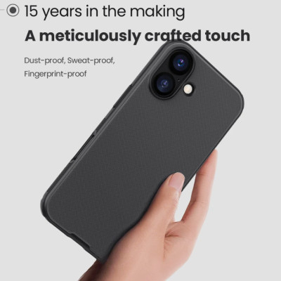 Ốp lưng cho iPhone 17 Pro Max /17 Pro / 17 Air / 17 hiệu Nillkin Frosted Shield Pro chống sống chống vân tay - Hàng chính hãng