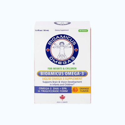 Dung dịch BIOAMICUS Omega-3 hỗ trợ tăng cường thị lực (Lọ 30ml)   
