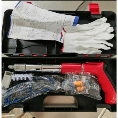 Máy Bắn Đinh Vào Bê Tông Sắt Thép Siêu Mạnh – Có 100 Đinh & Hộp Phụ Kiện, Vỏ Kim Loại Cứng Cáp