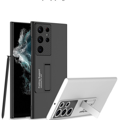 Ốp lưng chống sốc kiêm giá đỡ cho Samsung Galaxy S24 Ultra hiệu Likgus Ultra-Thin Bracket Shell chống sốc cực tốt, chất liệu cao cấp, kiêm giá đỡ cho điện thoại - Hàng nhập khẩu