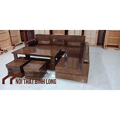 Bàn ghế góc tiếp khách giá thật