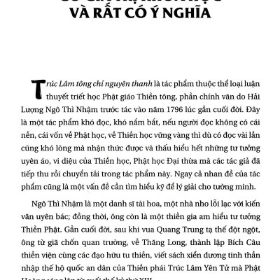 Trúc Lâm Tông Chỉ Nguyên Thanh Trong Văn Học Phật Giáo Việt Nam