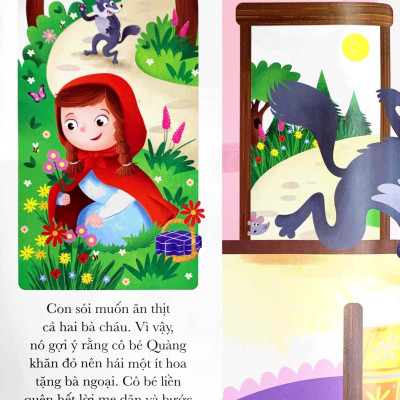 5 Phút Đọc Truyện Cùng Con Yêu - Cô Bé Quàng Khăn Đỏ Và Những Truyện Cổ Tích Kinh Điển Khác