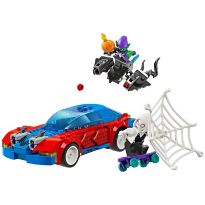 Đồ Chơi Lắp Ráp Mô Hình Siêu Xe Của Người Nhện - Spider-Man Race Car & Venom Green Goblin - Lego Superheroes 76279 (227 Mảnh Ghép)