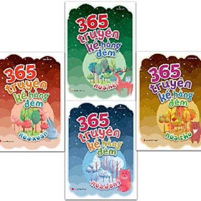Combo sách 365 Truyện Kể Hằng Đêm: Mùa Xuân + Mùa Hè + Mùa Thu + Mùa Đông (TB)