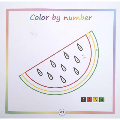 Sách - Color By Number - Tô Màu Theo Số - Tập 6 - Chính Thông Book