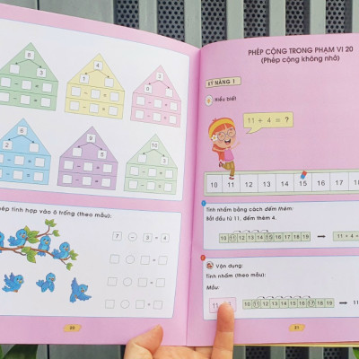 Rèn kĩ năng Tính nhanh - Bí quyết học giỏi toán cho trẻ 5-7 tuổi - Tặng bộ bút tự bay mực