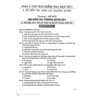 Sách - Đề Kiểm Tra Đánh Giá Vật Lí Lớp 10 (Bám Sát SGK Kết Nối Tri Thức Với Cuộc Sống )HA-Mk