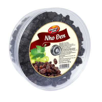 Nho đen lớn nhập khẩu USA - Thompson raisin 454gr Dan D Pak