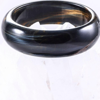 Vòng thạch anh mắt ưng bản hẹ ni 61 mệnh thủy, mộc - Ngọc Quý Gemstones