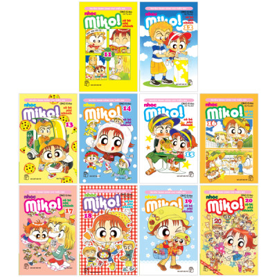 Combo Manga - Nhóc Miko! Cô Bé Nhí Nhảnh: Tập 11 - 20 (Bộ 10 Tập)