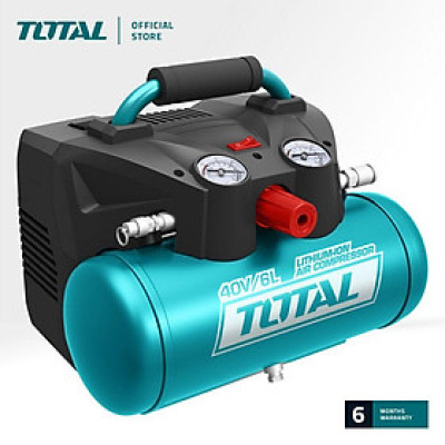 MÁY NÉN KHÍ 6L DÙNG PIN 40V TOTAL TACLI2003 - HÀNG CHÍNH HÃNG