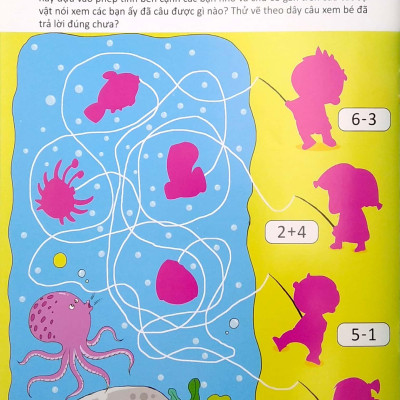 Bóc Dán Hình Thông Minh Phát Triển Khả Năng Tư Duy Toán Học IQ EQ CQ (5-6 Tuổi) - 198 Sticker (Quyển 2)